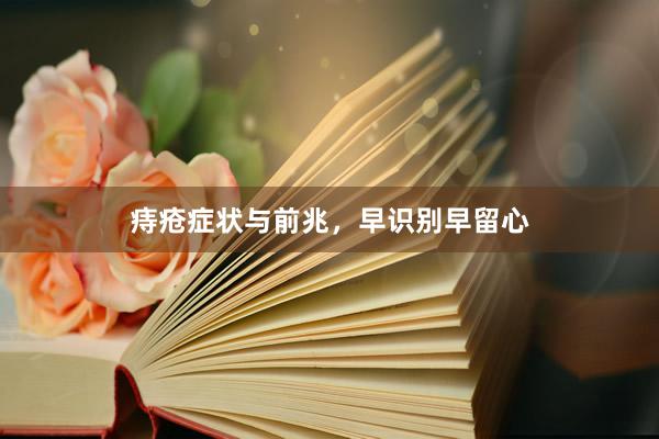 痔疮症状与前兆，早识别早留心